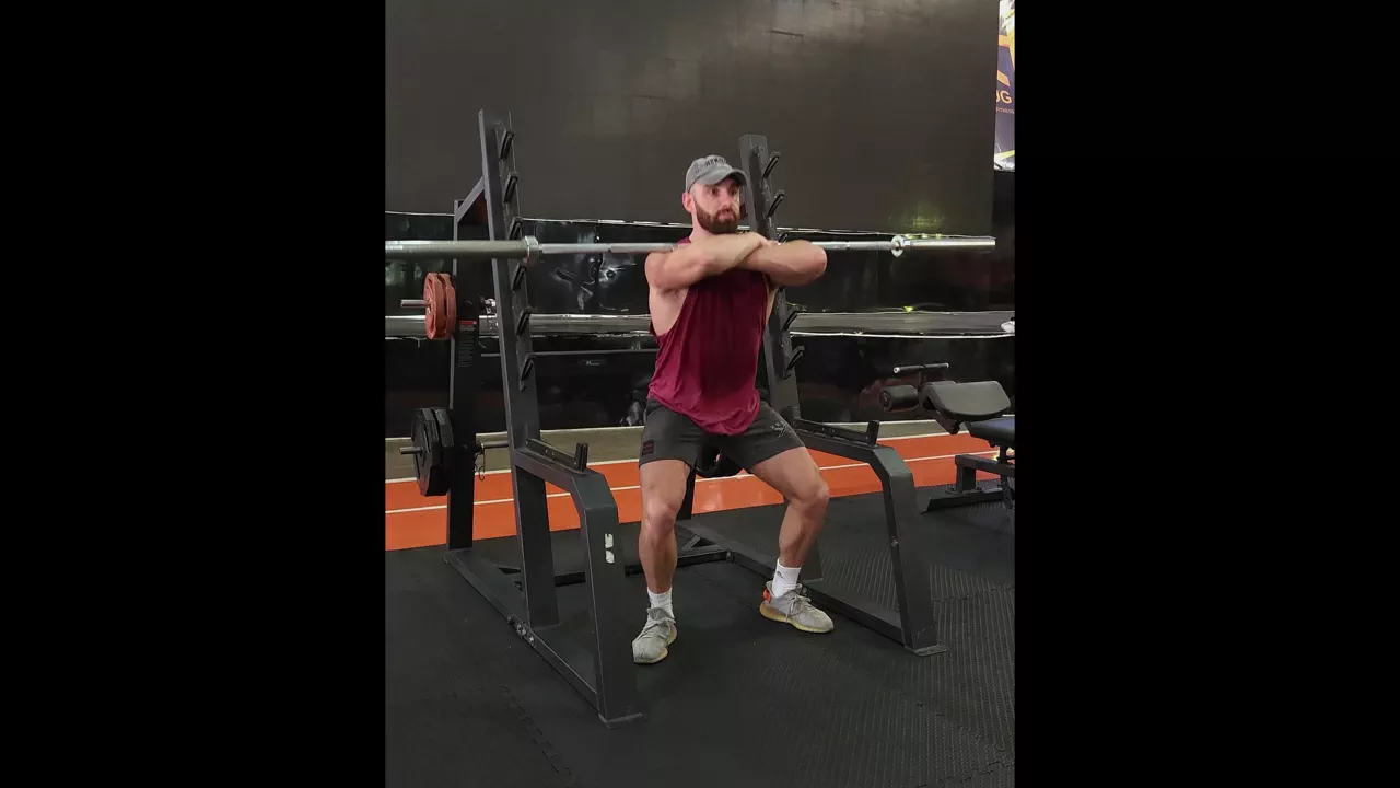 Barbell Front Squat exercise
