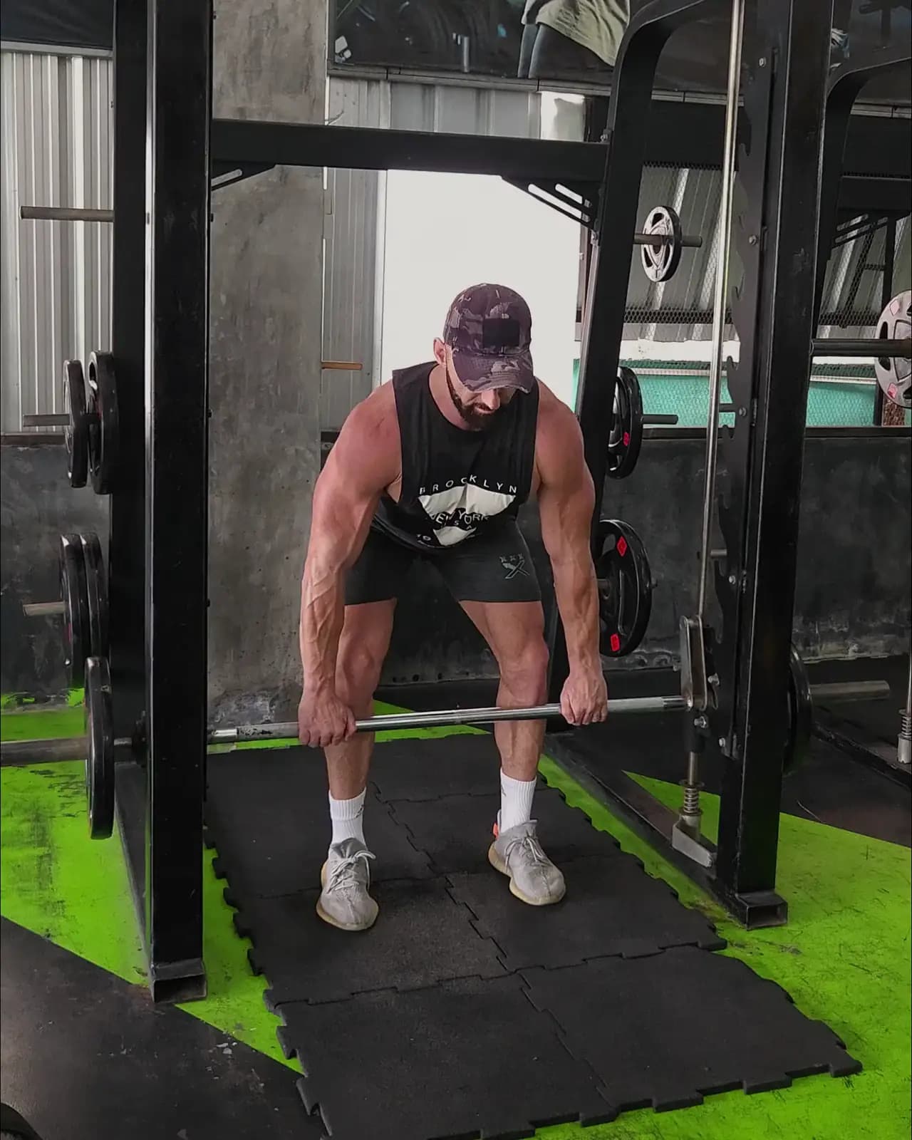 Smith Machine Bent-Over Row exercise