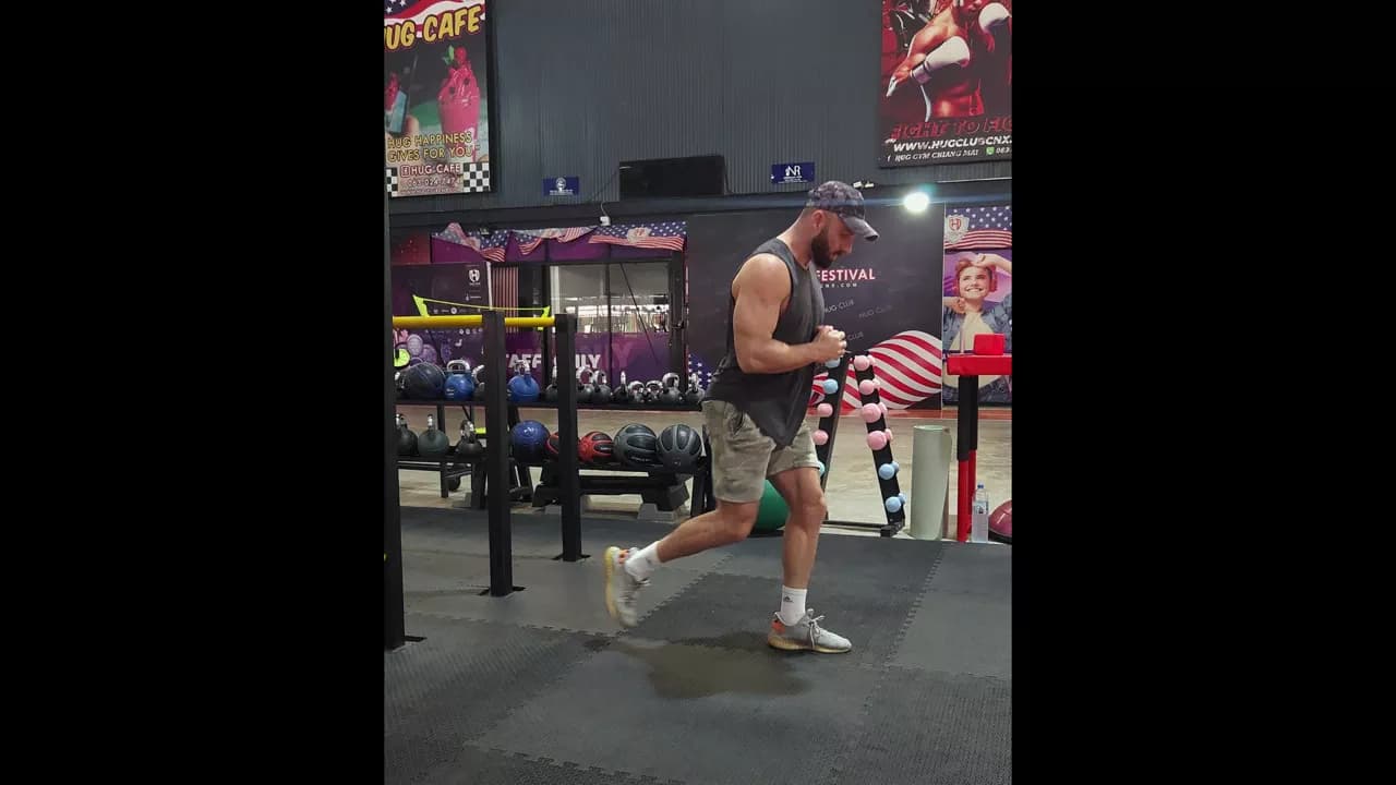 Reverse Lunge exercise