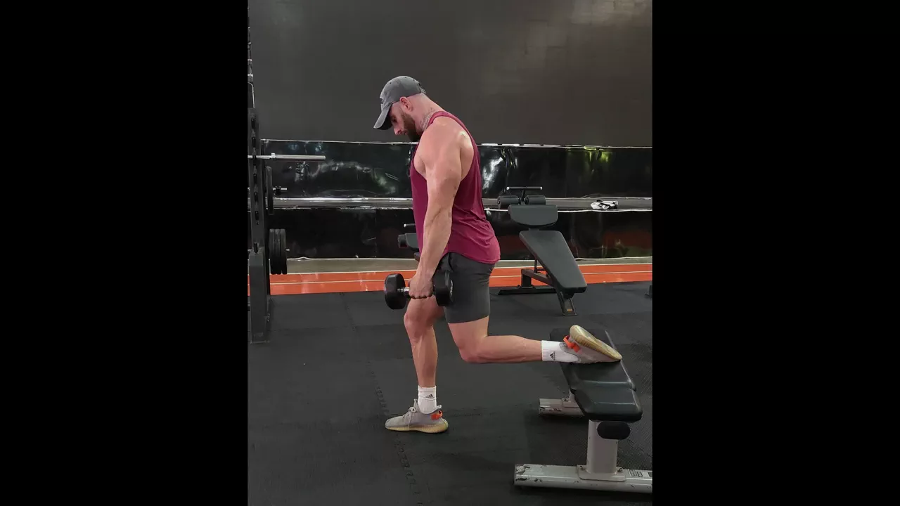 Bulgarian Split Squat exercise