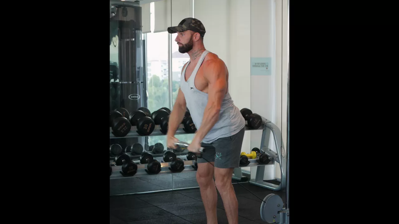 Cable Front Raise exercise