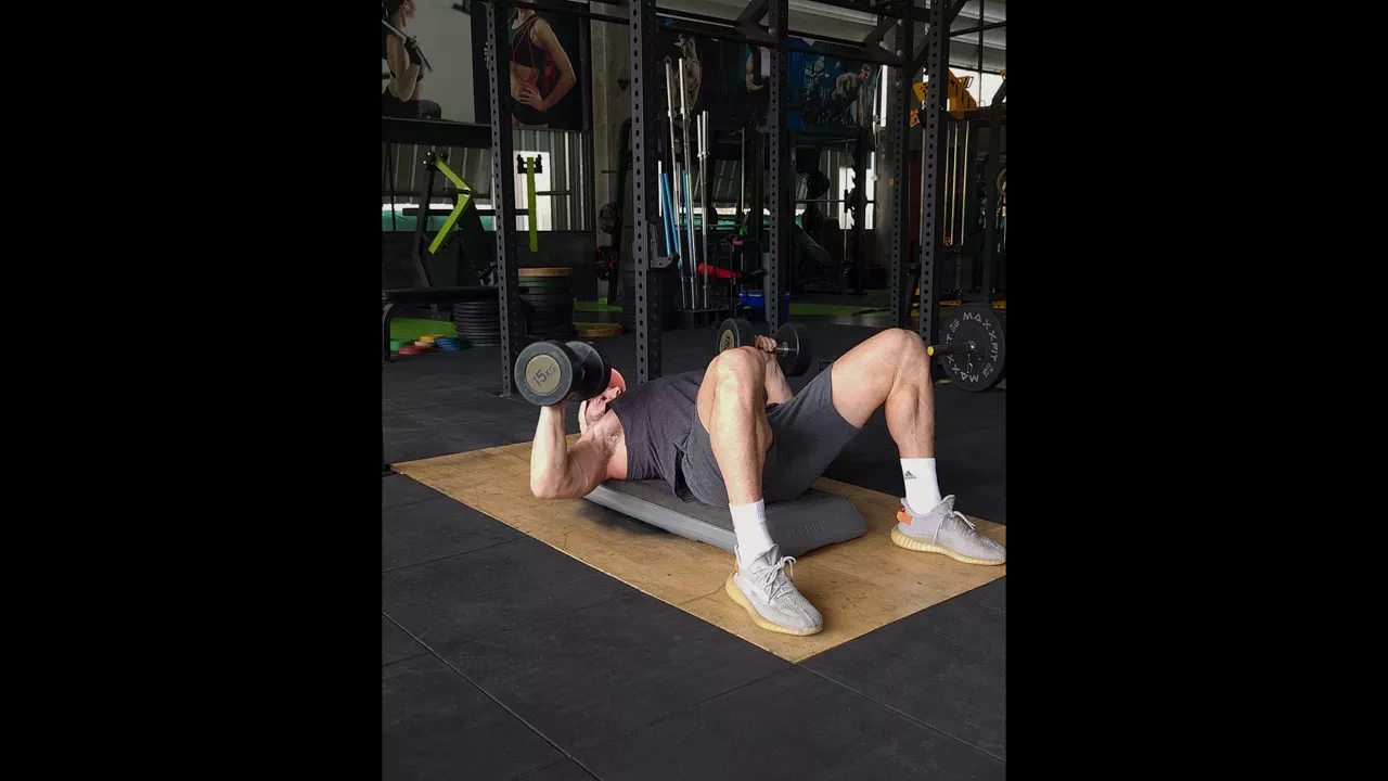 Dumbbell Floor Press exercise