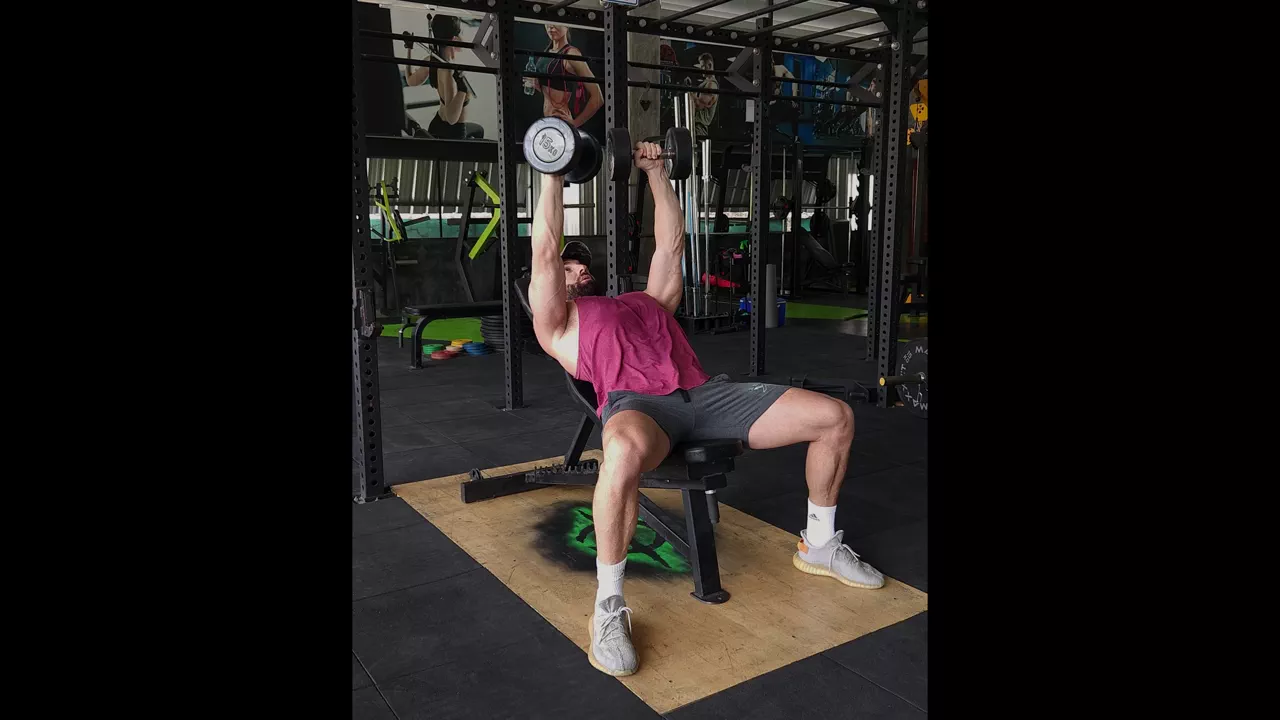 Incline Dumbbell Press exercise