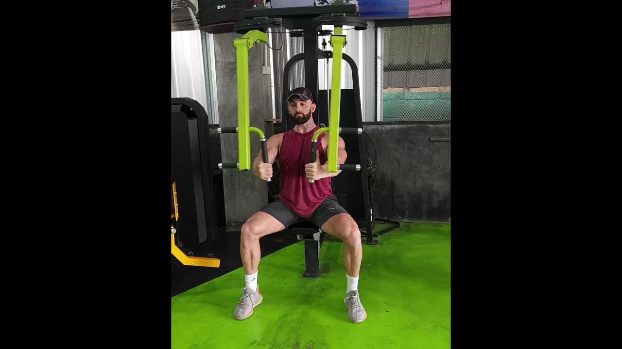 Machine Chest Fly exercise