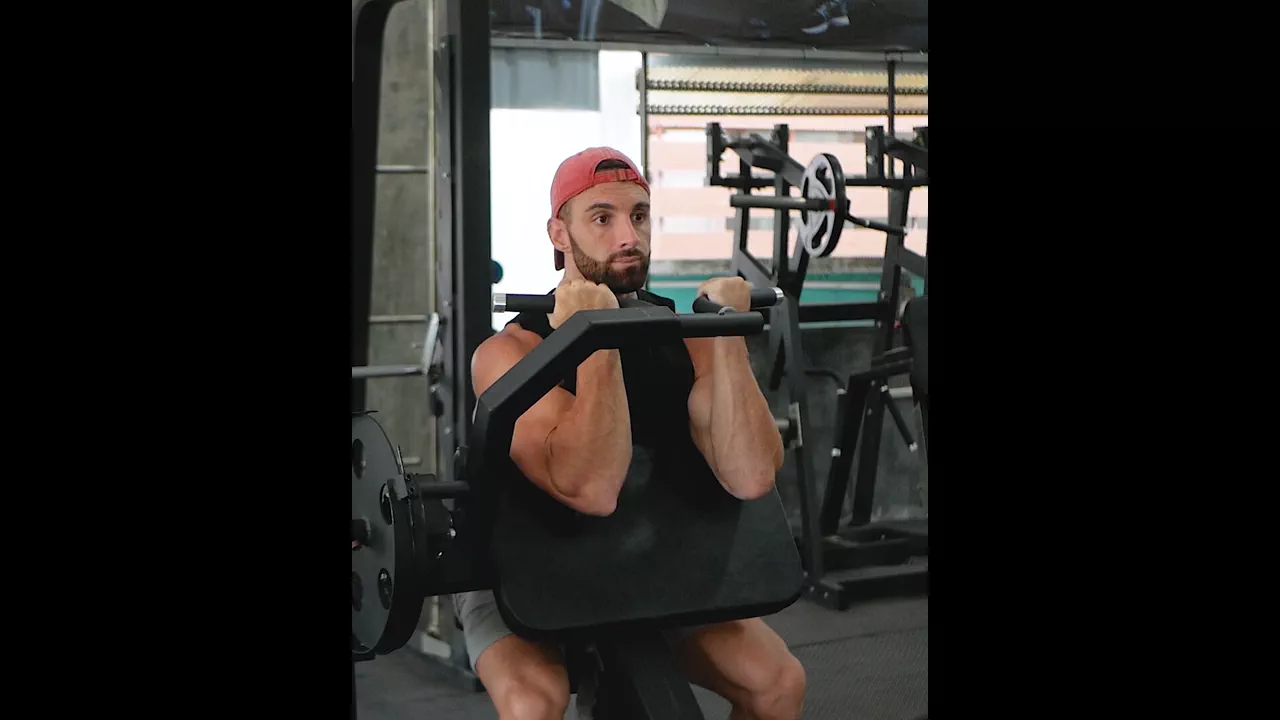 Machine Preacher Curl exercise