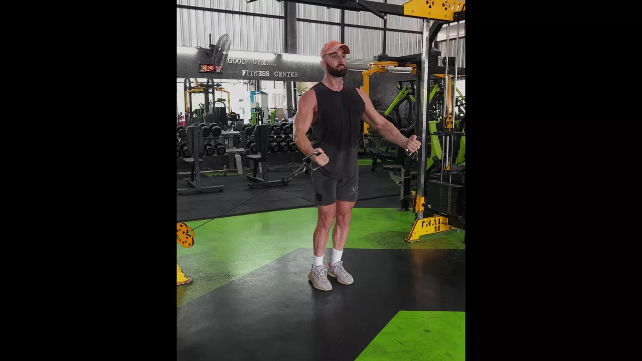 Upper Cable Chest Fly exercise