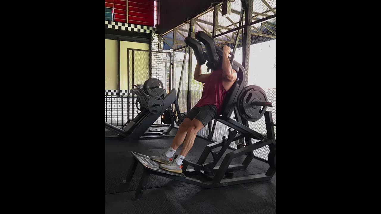 Hack Squat exercise